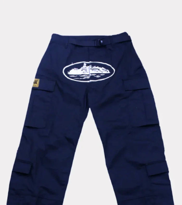 Pantalon Cargo Corteiz Guerillaz* Marine